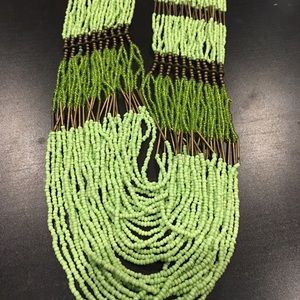 Green Beaded Necklace